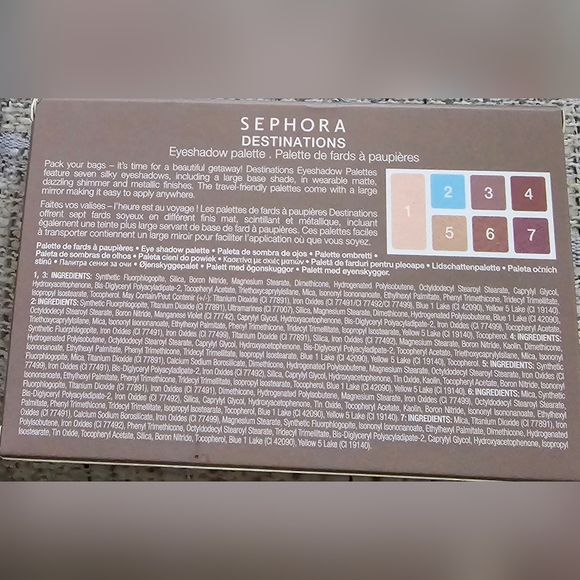 SEPHORA 2 PACK BUNDLE OF DESTINATION EYESHADOW PALETTE "CONCRETE JUNGLE" - Picture 4 of 6